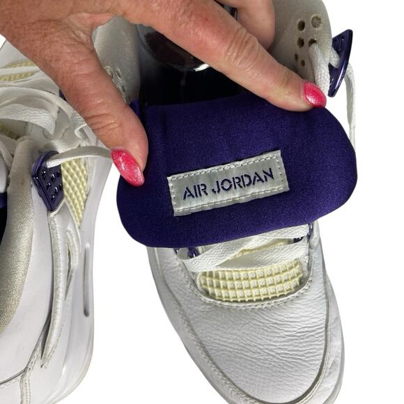 Jordan 4 Retro Mid Purple Metallic Men's Size 8 CT8527-115 - Picture 5 of 8